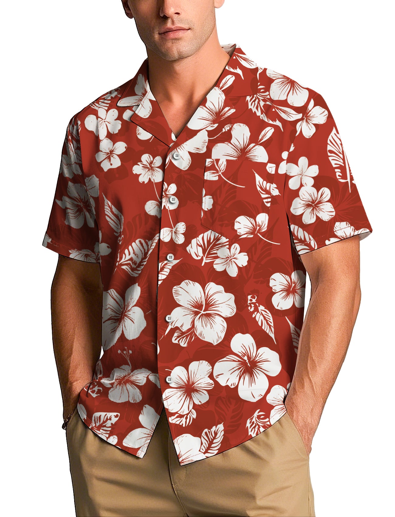 Mens Hawaiian Shirts Short Sleeve